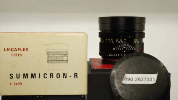 LEICA Summicron-R 90mm f/2 MF 3 Cam Lens Boxed #2627331
