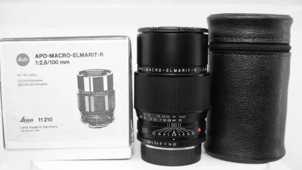 LEICA APO-Macro-Elmarit-R 100mm f/2.8 3 Cam Lens Boxed #3594901