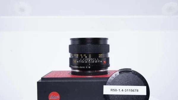 LEICA Summilux-R 50mm f/1.4 MF 3 Cam Lens #3115678 Near Mint