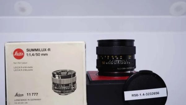 LEICA Summilux-R 50mm f/1.4 MF 3 Cam Lens Boxed #3232656