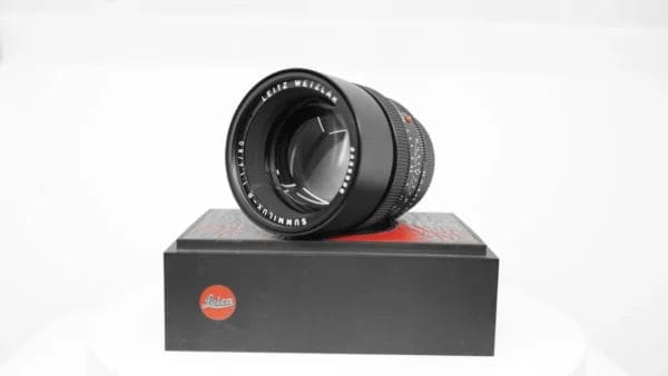 LEICA Summilux-R 80mm f/1.4 MF 3 Cam Lens Boxed #3398698 - Image 9